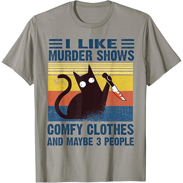 Amazon.com: I Watch Murder Shows to Relax Cat Serial Killer Crime
